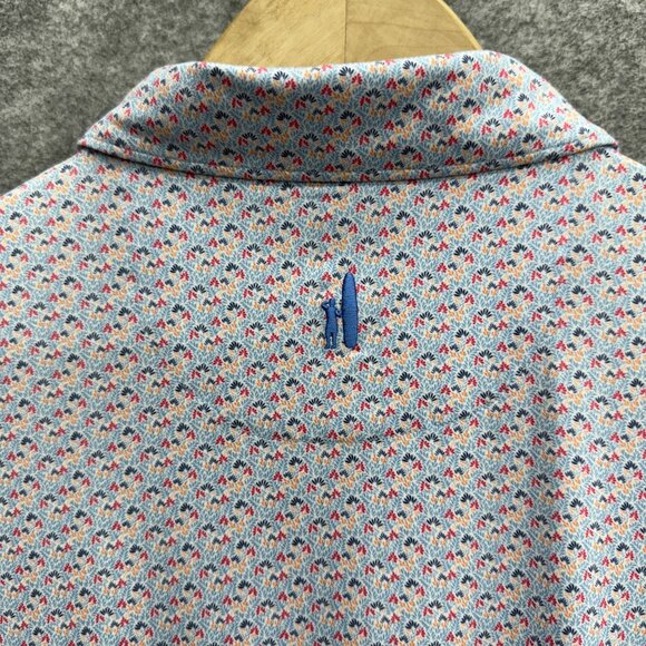 Johnnie-O Men's Polo Shirt, Sporty Activewear, UPF 50 Protection, Blue, XXL, NEW - Picture 4 of 13